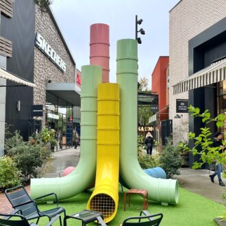 photos représentant les enseignes de Shopping Promenade Coeur Alsace