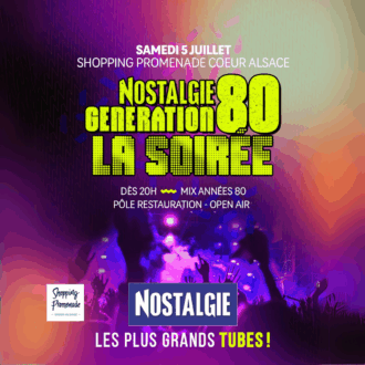 Soirée nostalgie génération 80